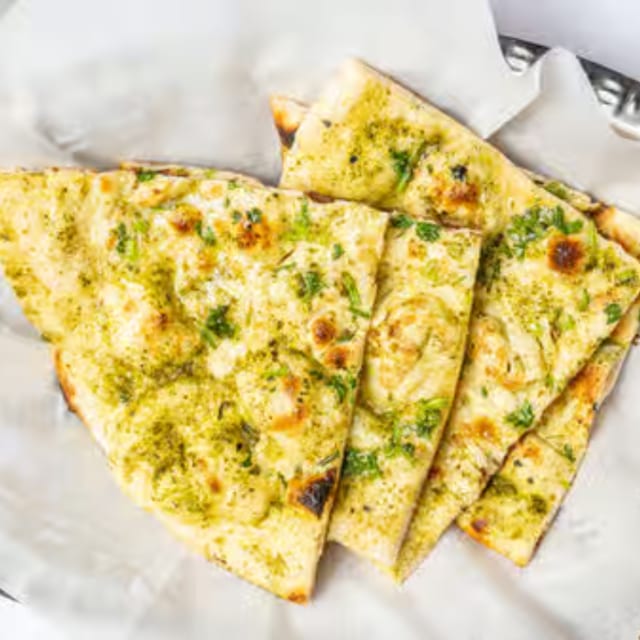 Pesto Cilantro Naan.