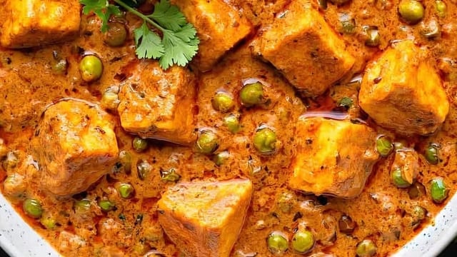 Matar Paneer.