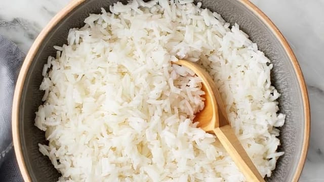 White Basmati Rice.