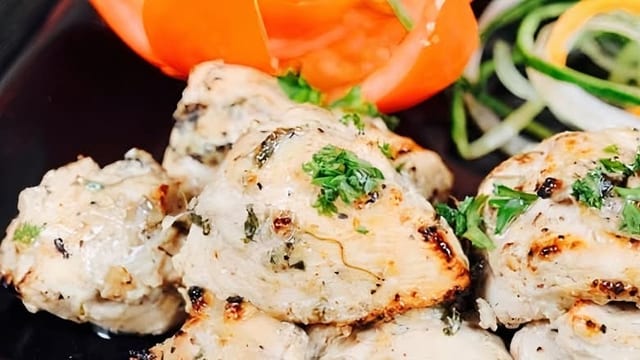 Malai Chicken Tikka.